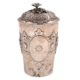 Anglo-Indian silver covered beaker by Hamilton & Co., which sold for $3,250 ($4,160 with buyer’s premium) at Fine Estate, Inc.