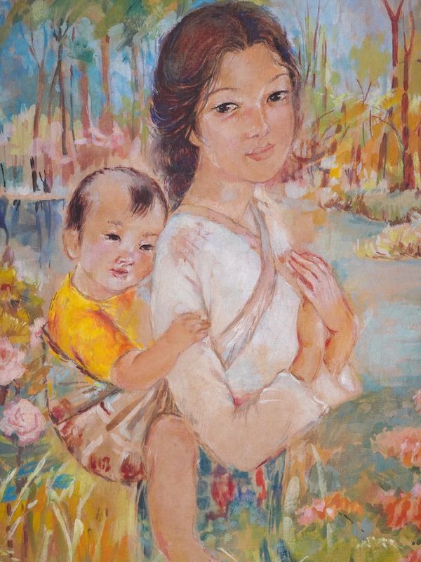 Lê Thị Lựu ‘Mother and Child’ silk art leads our five top auction results