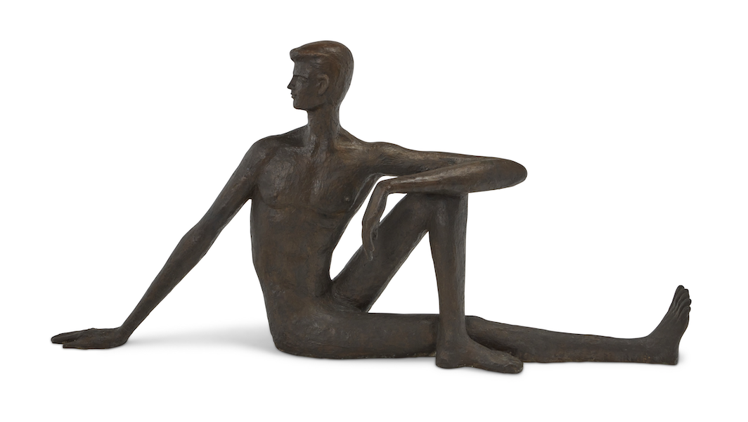 Victor Salmones, ‘Seated Figure with Turned Head,’ $8,750 