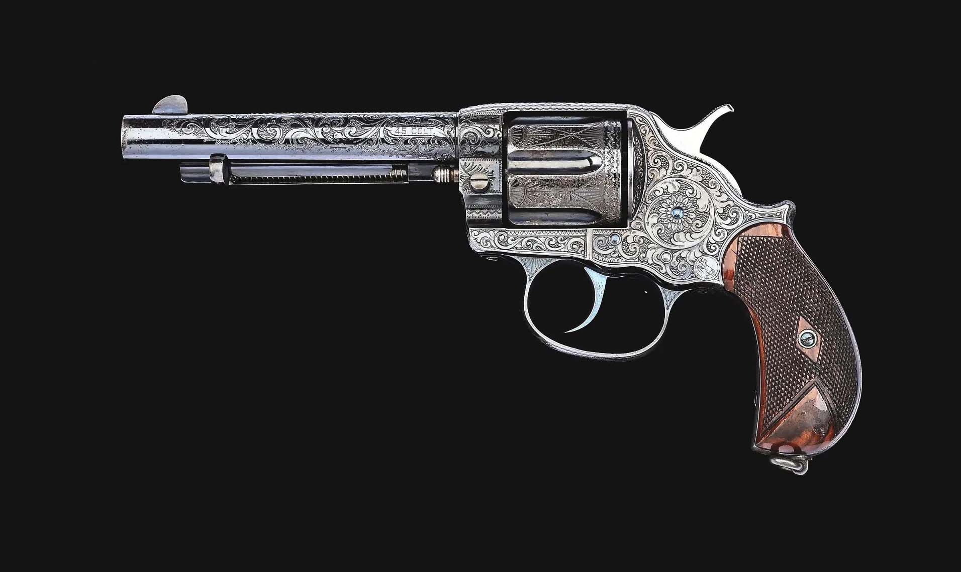 Colt .45 with a 5.5in barrel, which sold for $95,000 ($121,600 with buyer’s premium) at Morphy Auctions.