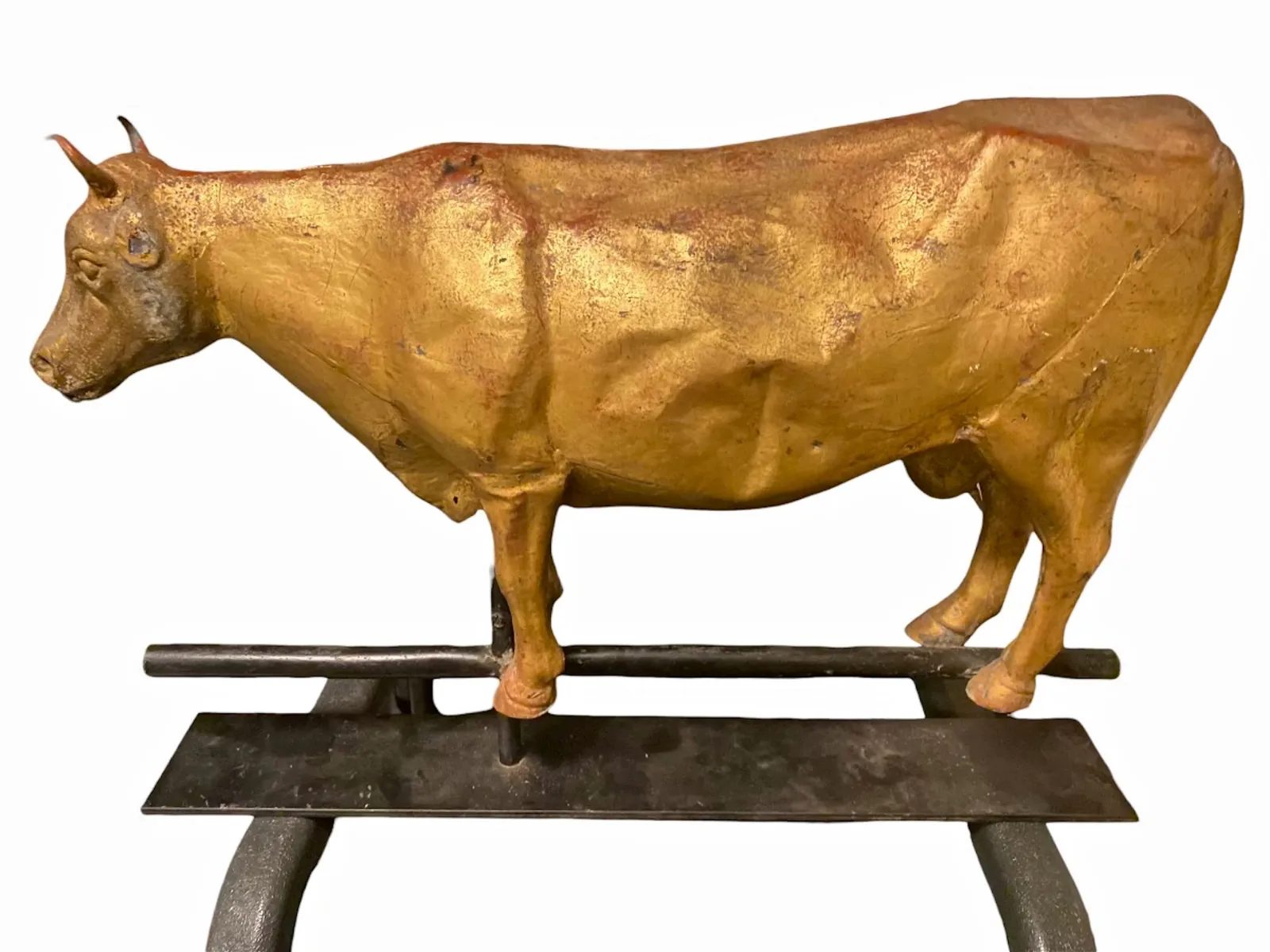 Gilt copper cow weathervane, Moorcroft pottery and a belsnickle appears at Kensington Dec. 11