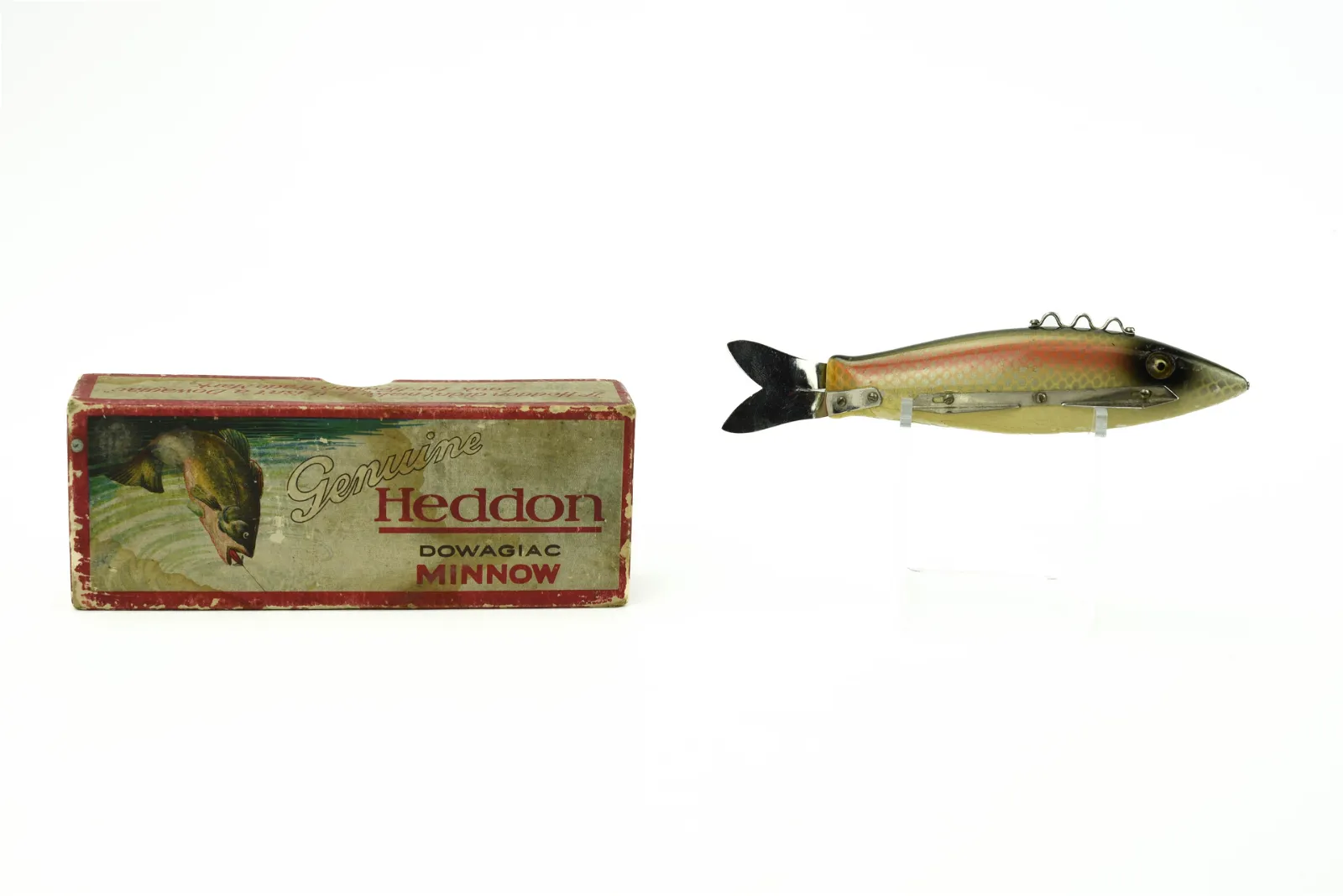 Vintage fishing lures attracted and caught angling bidders at Blanchards