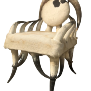 Victorian Horn Chair, estimated at $750-$1,500 at Rivich Auction.