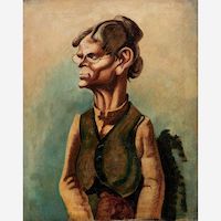 Thomas Hart Benton, ‘Character Study of an Old Woman,’ estimated at $30,000-$60,000 at Circle Auction.