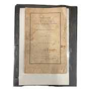 ‘Oration Delivered in Corinthian Hall, Rochester,’ a limited edition copy of the text of the speech later known as ‘What to the Slave is Your Fourth of July?’, given by Frederick Douglass on July 5, 1852 and printed by Lee Mann & Co. It hammered for $69,000 and sold for $86,250 with buyer’s premium at Schultz Auctioneers.