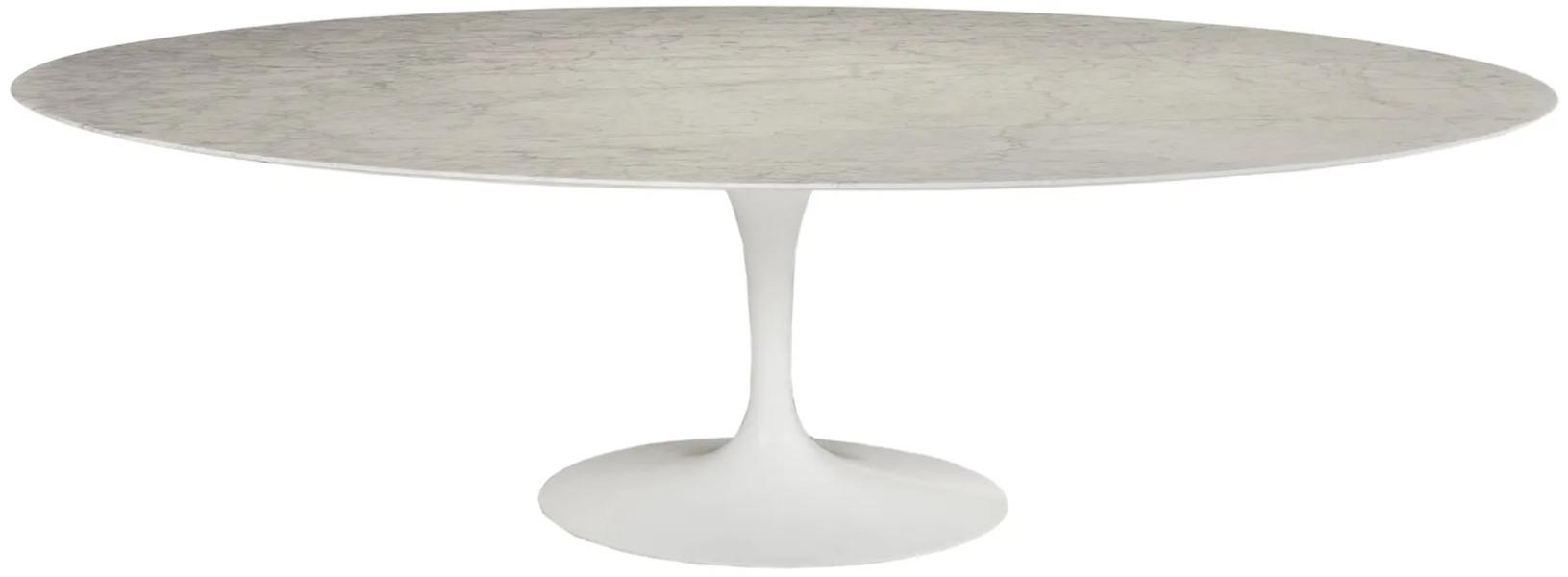 An Eero Saarinen white marble top Pedestal dining table for Knoll, sometimes referred to as a Tulip table as it had a similar base to his Tulip chairs, made $8,000 plus the buyer’s premium in November 2021. Image courtesy of Brunk Auctions and LiveAuctioneers.