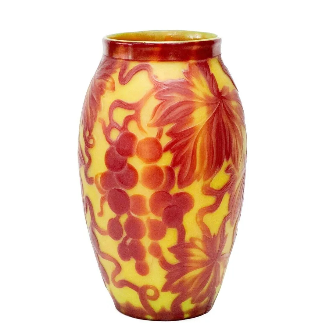 1905 Tiffany Studios favrile glass grapevine vase leads our five lots to watch