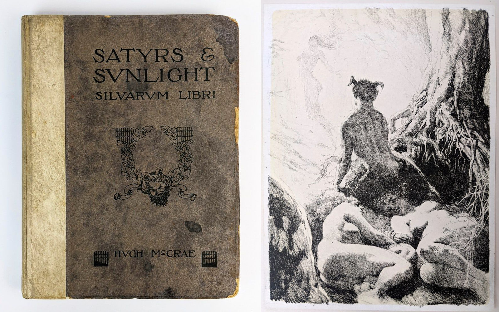 ‘Satyrs and Sunlight’ by Hugh McRae with illustrations by Norman Lindsay, which hammered for A$1,500 and sold for A$1,830 ($1,220) with buyer’s premium at The Book Merchant Jenkins.