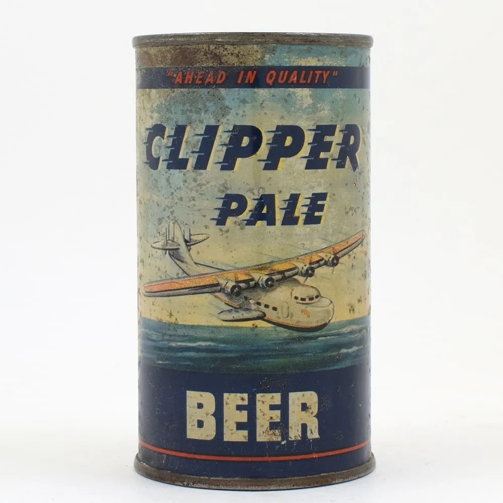 Clipper Beer flat-top can, estimated at $250-$250,000 at Morean Auctions.
