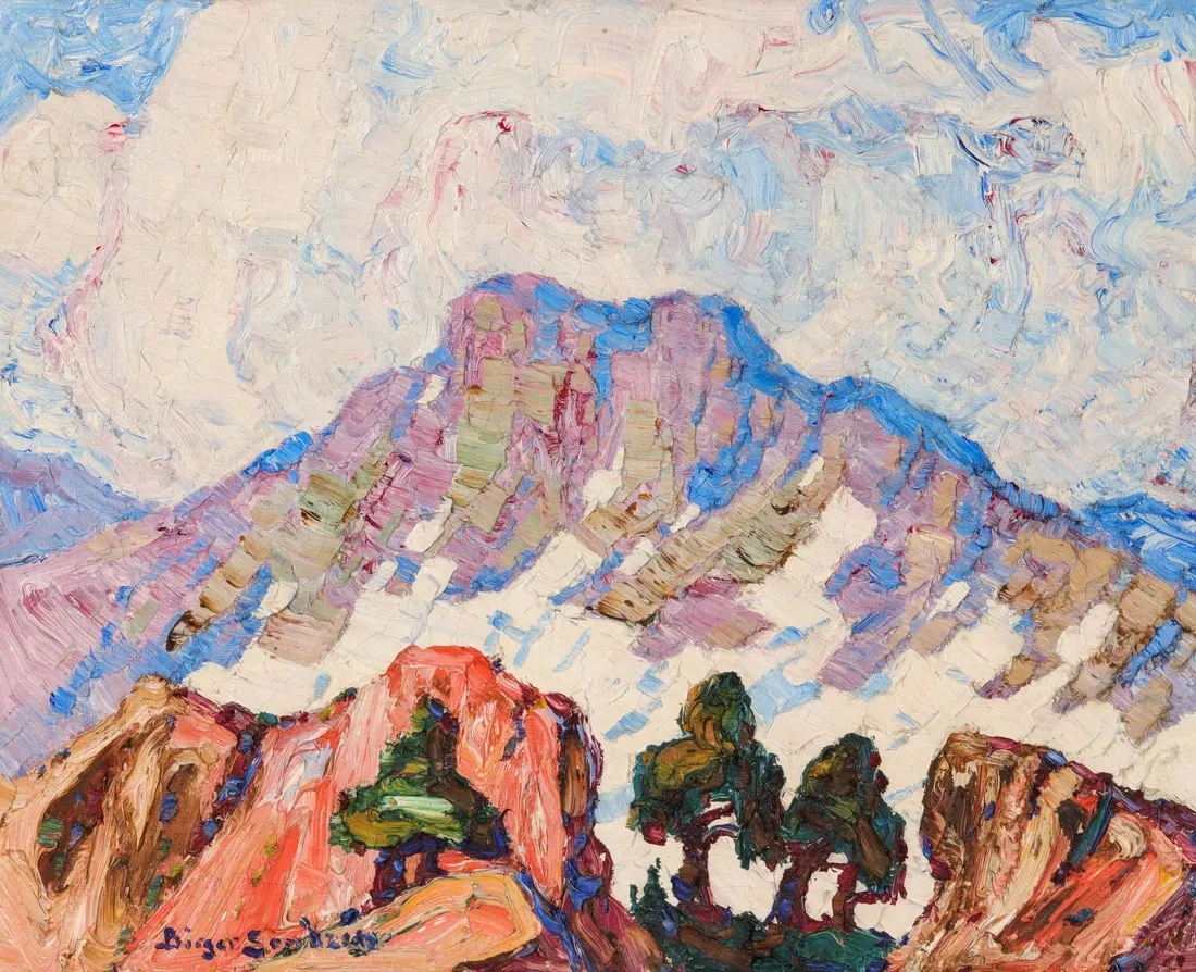 Birger Sandzen, 'Study from the Rocky Mountain National Park,' estimated at $40,000-$50,000 at Soulis.