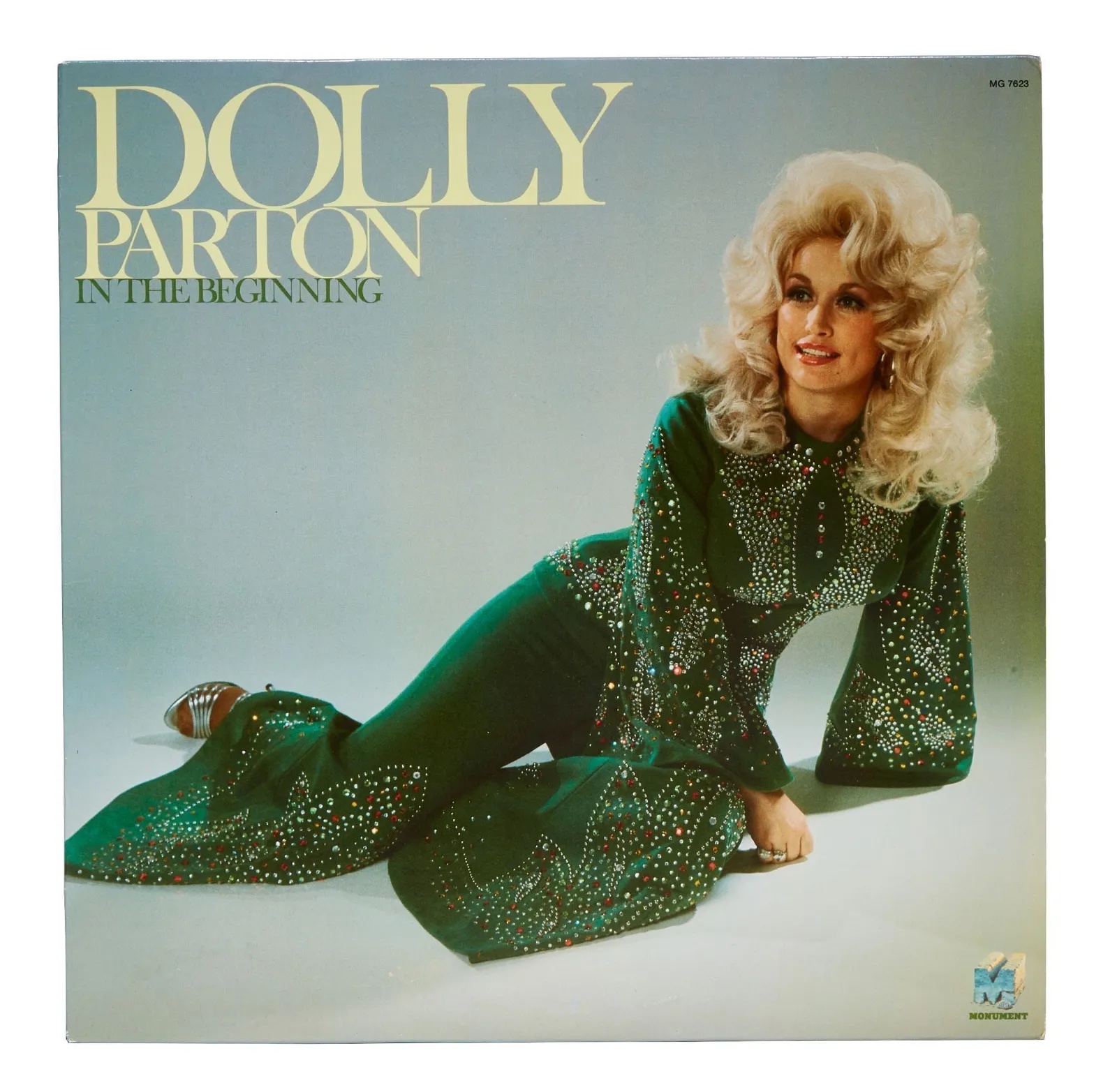 Dolly Parton 1970s stage- and album cover-worn ensemble, estimated at $20,000-$40,000 at Julien's.