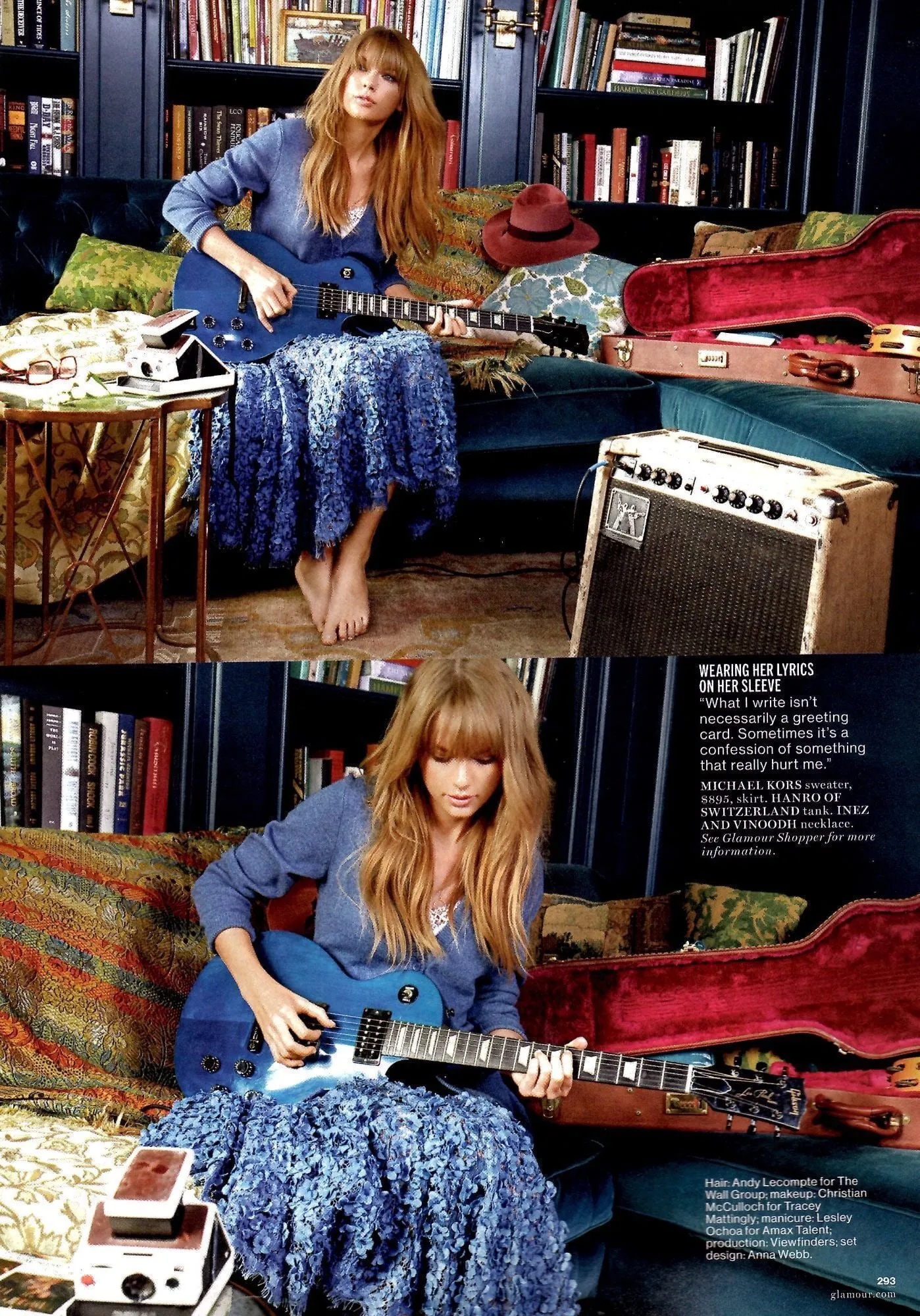 Gibson Les Paul Studio Lite guitar used in Taylor Swift photo shoot, estimated at $8,000-$12,000 at Julien's.