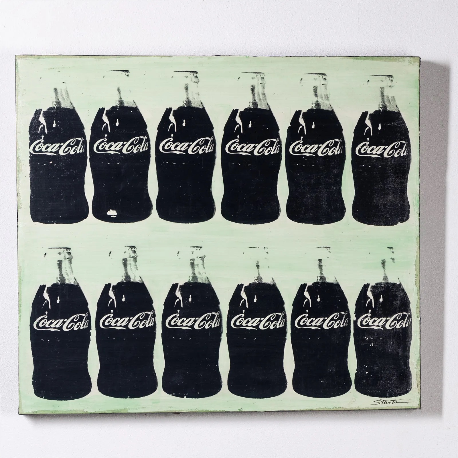 Jackie Stanton, 'Coco-Cola Bottles,' estimated at $10-$100,000 at Abell.
