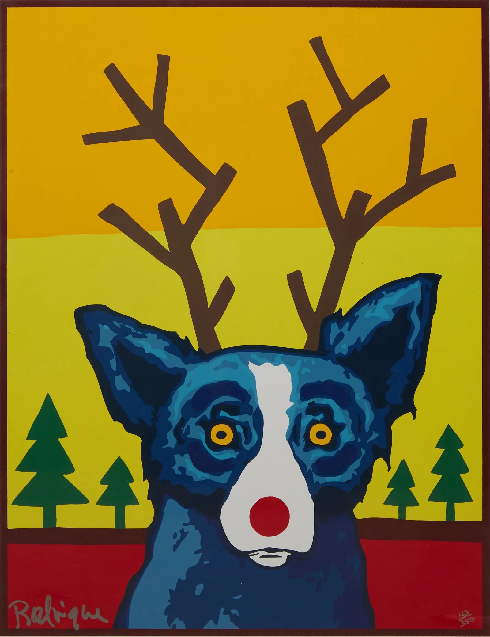 George Rodrigue, 'Truly Rudy,' estimated at $1,000-$2,000 at Crescent City.