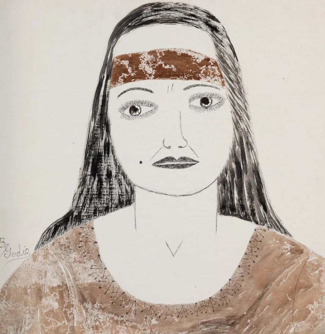 Lee Godie, 'Woman with a Headband,' estimated at $1,000-$1,500 at Heritage.