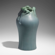 1902 Despondency vase by Artus Van Briggle for Van Briggle Pottery, which sold for $104,800 with buyer’s premium at Rago.