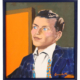 Tony Bennett’s portrait of a young Frank Sinatra, estimated at $10,000-$20,000 at Regency Auction House.