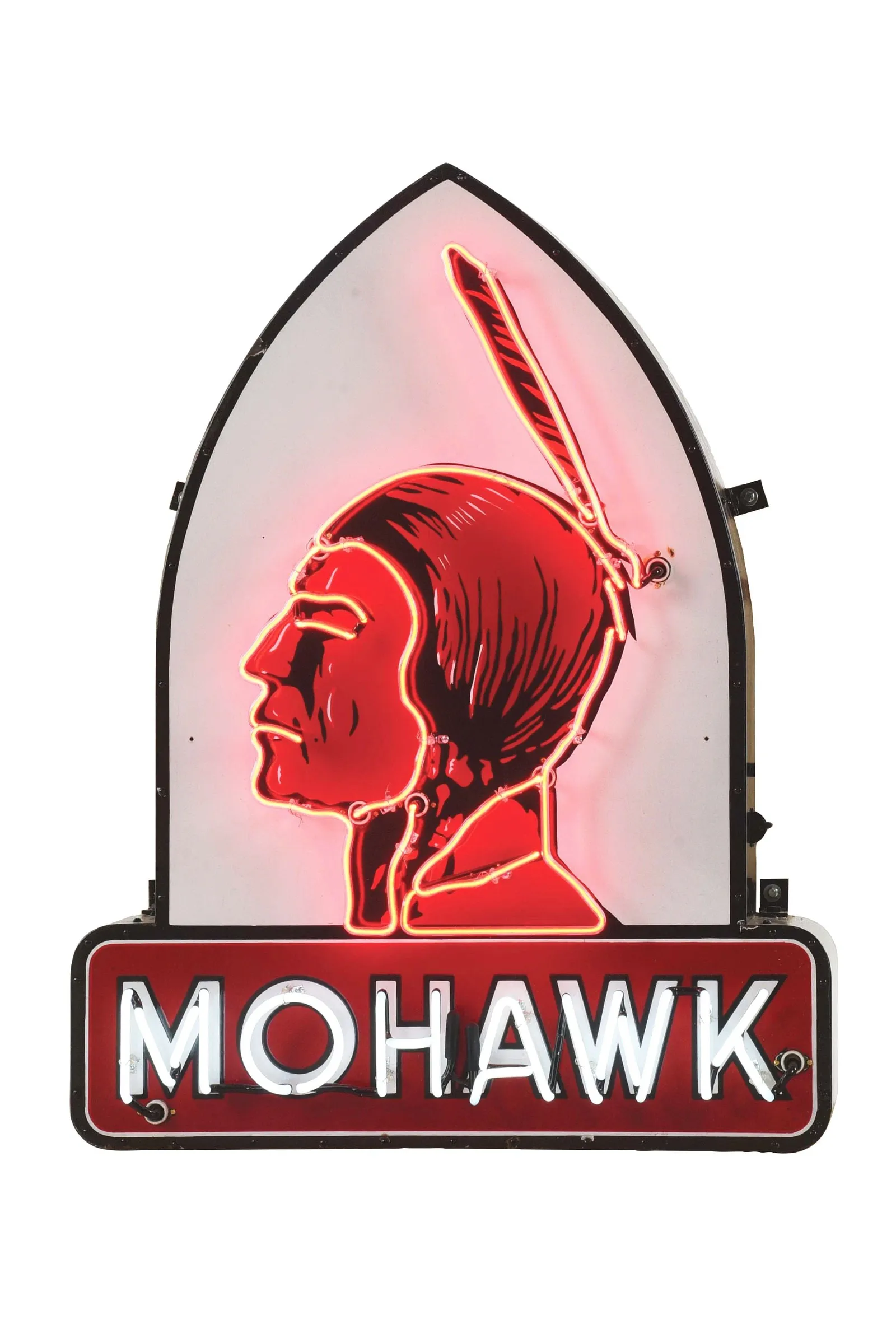 Mohawk Gasoline neon sign, which sold for $105,000 at Morphy.