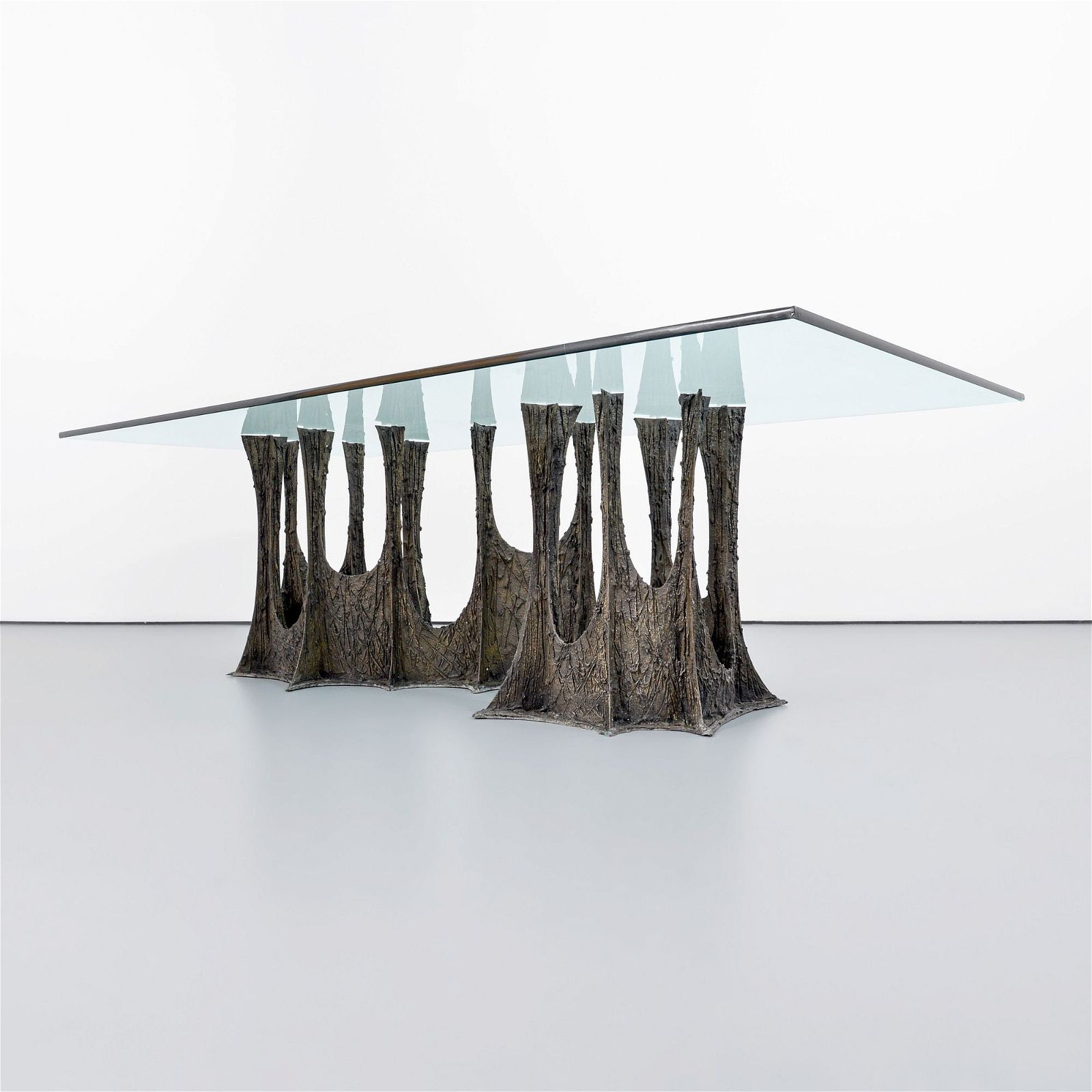 A 1975 Paul Evans Stalagmite table sold for $26,800 at Palm Beach Modern Auctions.

