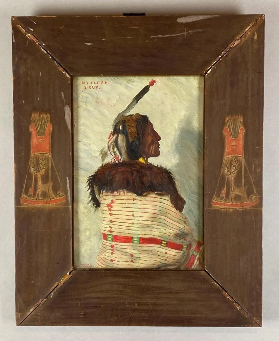 E. A. Burbank, 'No-Flesh Sioux,' estimated at $5,000-$10,000 at Matthew Bullock.