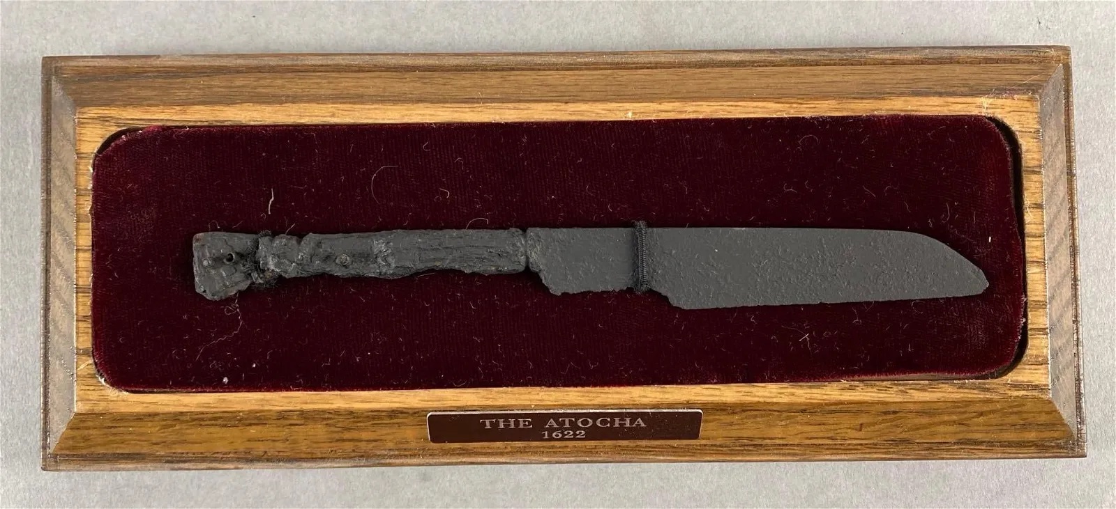 Iron knife recovered from the Spanish Atocha shipwreck, estimated at $1,000-$5,000 at Matthew Bullock.