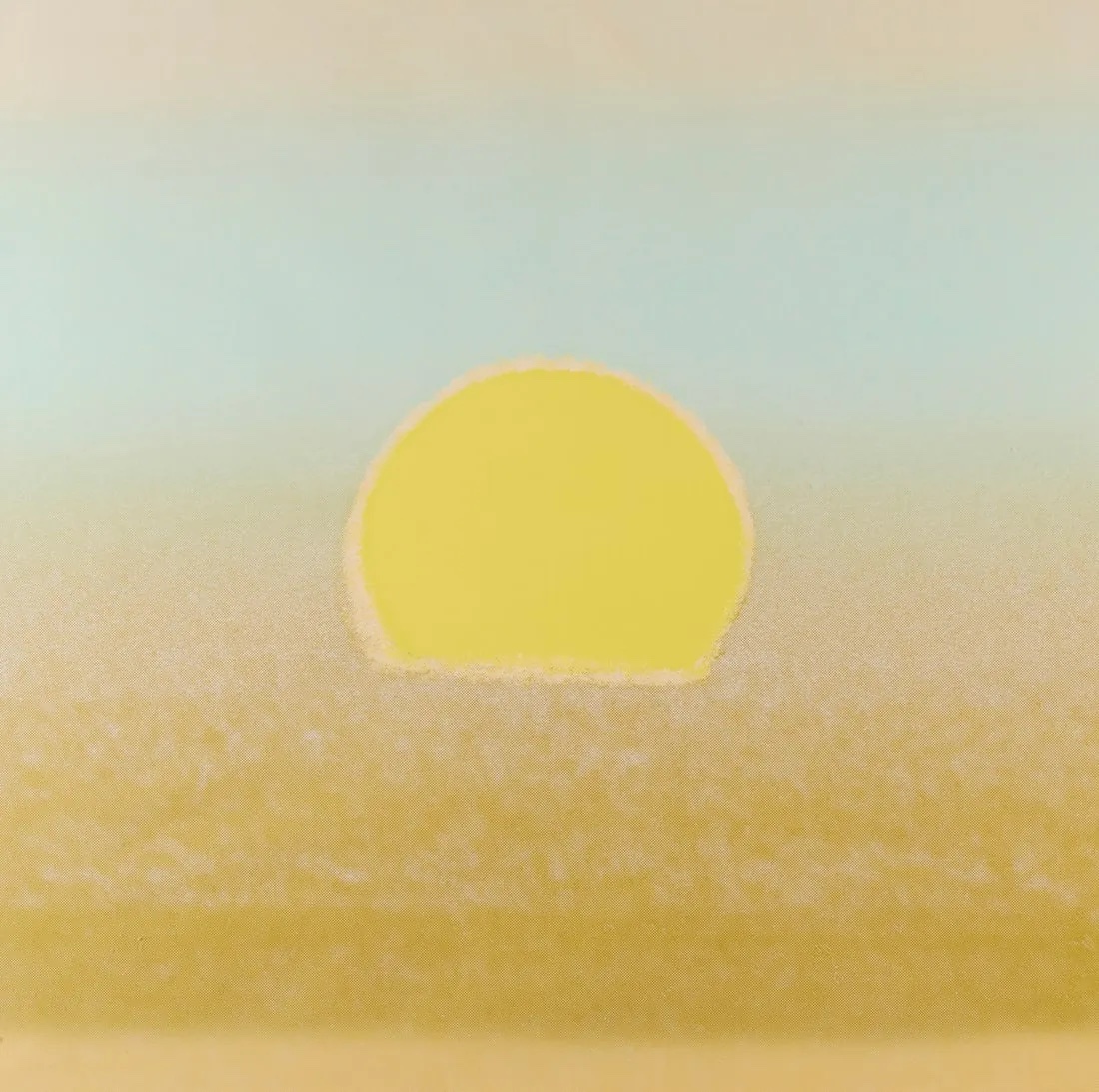 Andy Warhol, 'Sunset,' estimated at $70,000-$100,000 at Revere.