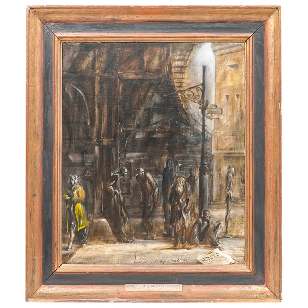 Reginald Marsh, 'Two Women Picked By Ike For Top Places (Third Avenue El),' estimated at $30,000-$50,000 at Akiba.