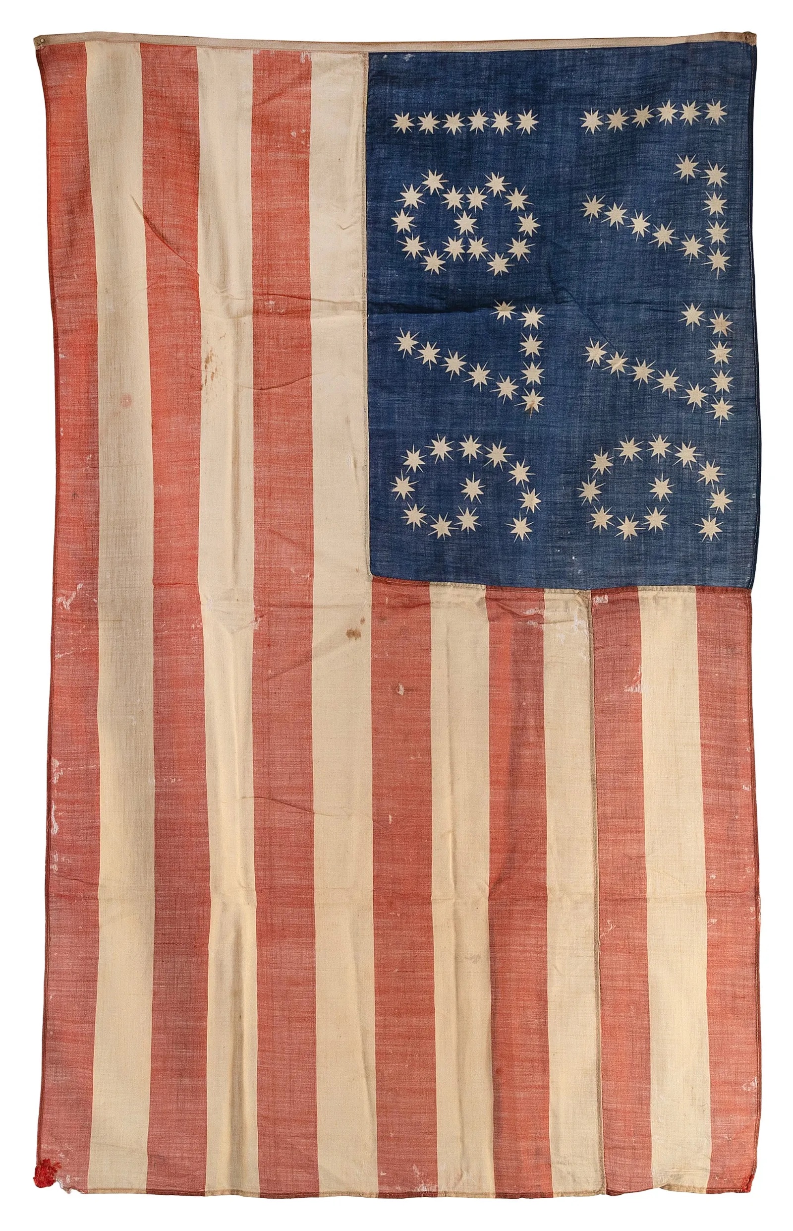 1876 United States centennial flag, estimated at $4,000-$7,000 at Eldred's.