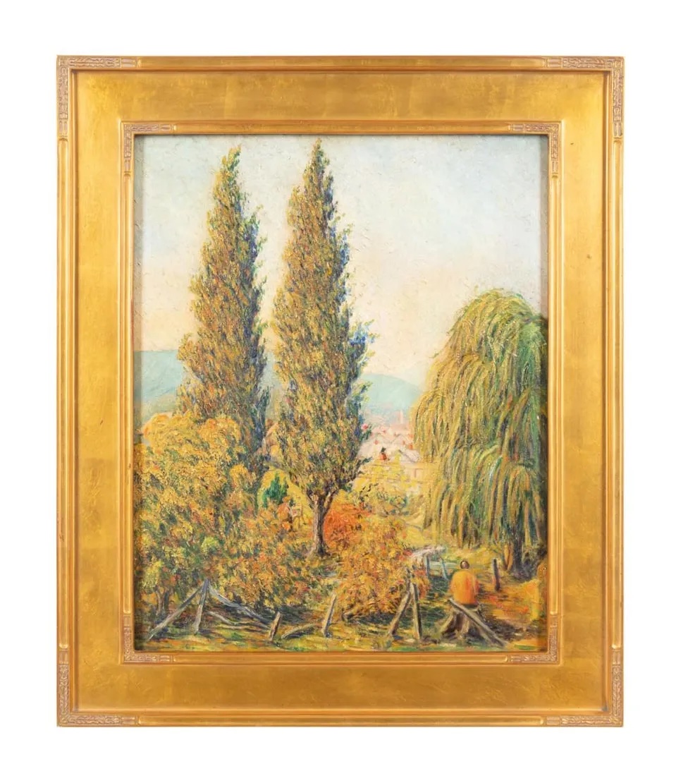 E. Ambrose Webster untitled landscape, estimated at $20,000-$25,000 at Ahlers & Ogletree.