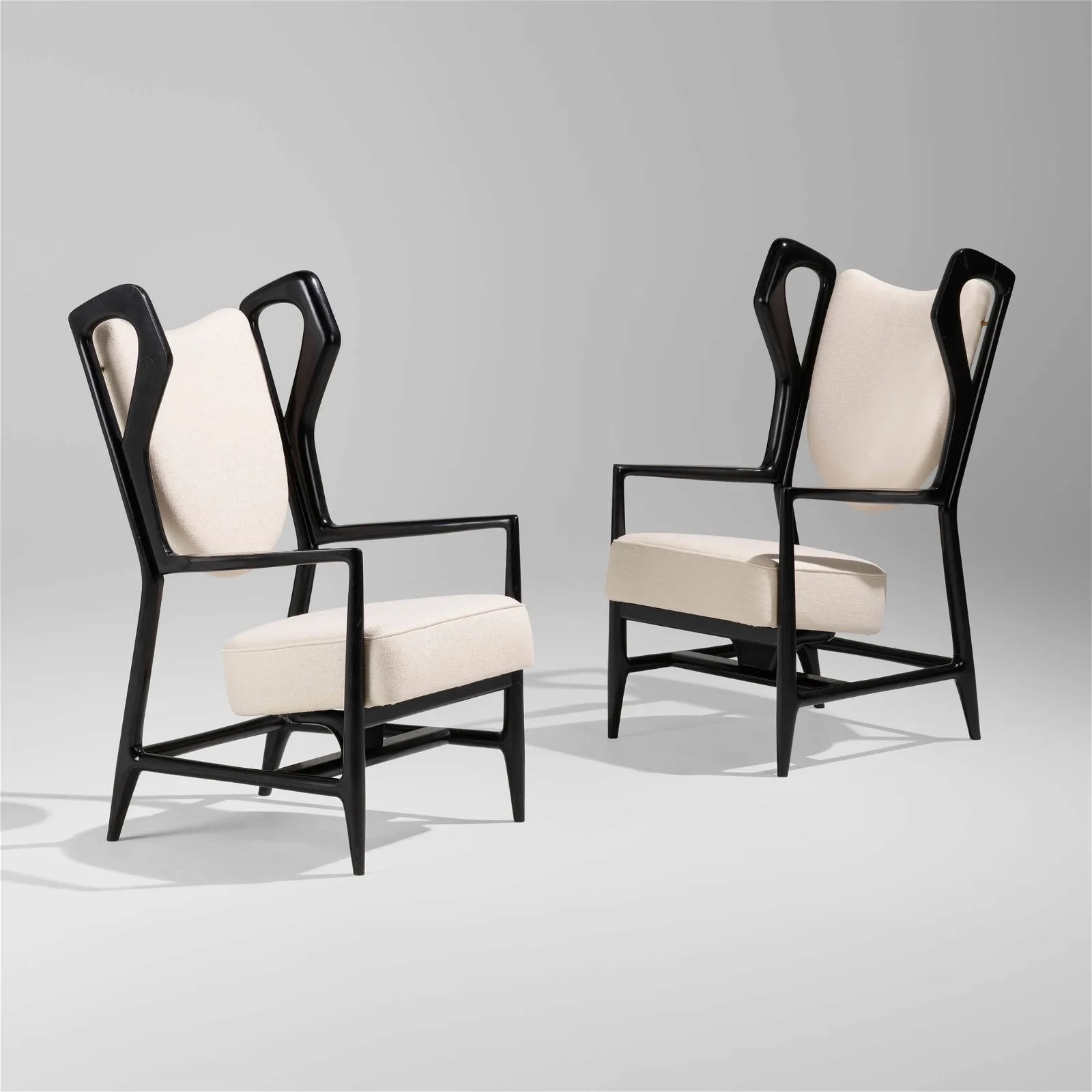 Gio Ponti, Triennale armchairs, estimated at $70,000-$90,000 at Wright.
