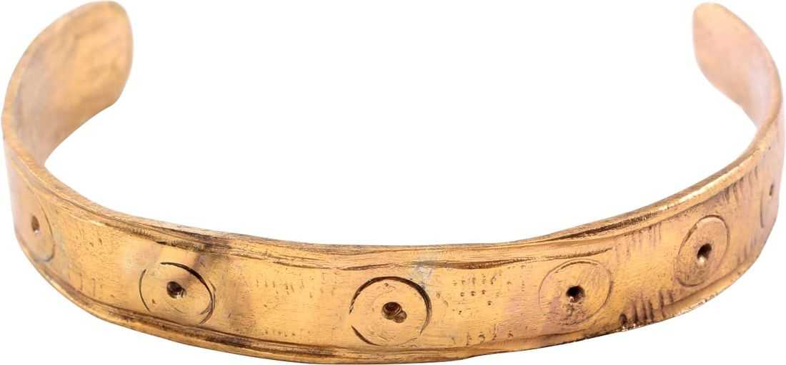 Gilt bronze Viking woman’s warrior bracelet, dating to circa 850-1050 AD, estimated at $1,000-$1,250 at Jasper52.