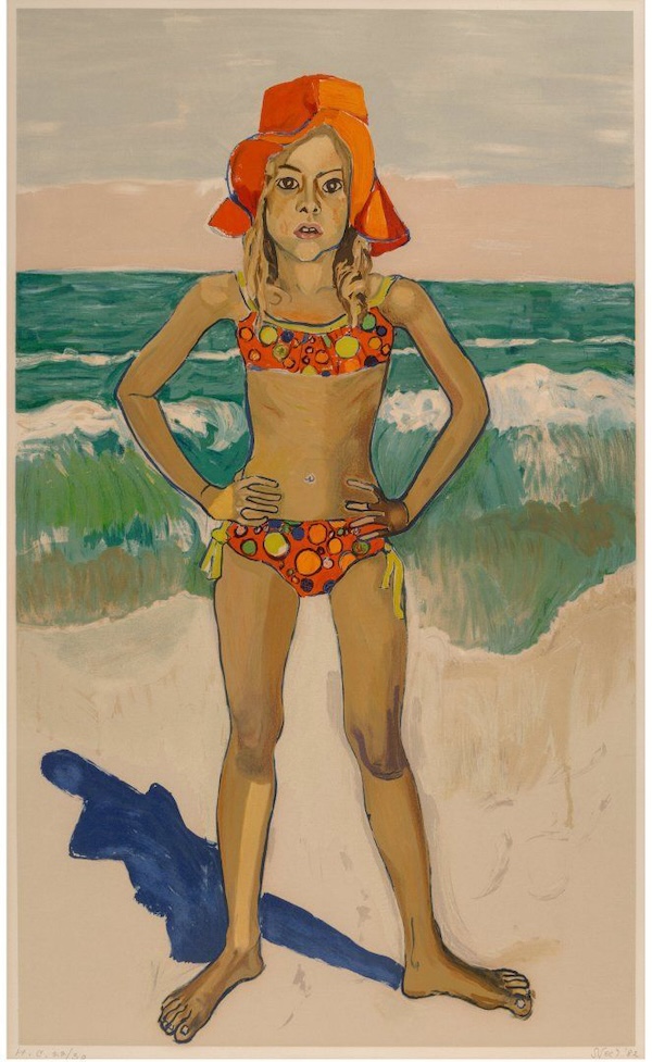 A 1982 lithograph by Alice Neel, ‘Bather (Olivia with Red Hat),’ earned $13,000 plus the buyer’s premium in October 2021. Image courtesy of Heritage Auctions and LiveAuctioneers.