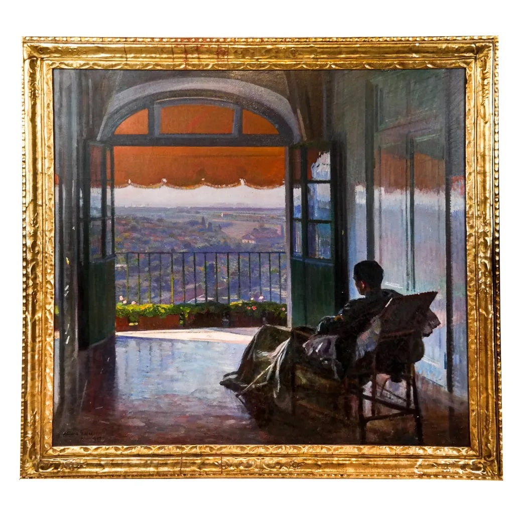 Arturo Noci, ‘Man at Window,’ which hammered for $25,000 and sold for $32,000 with buyer’s premium at Roland NY.
