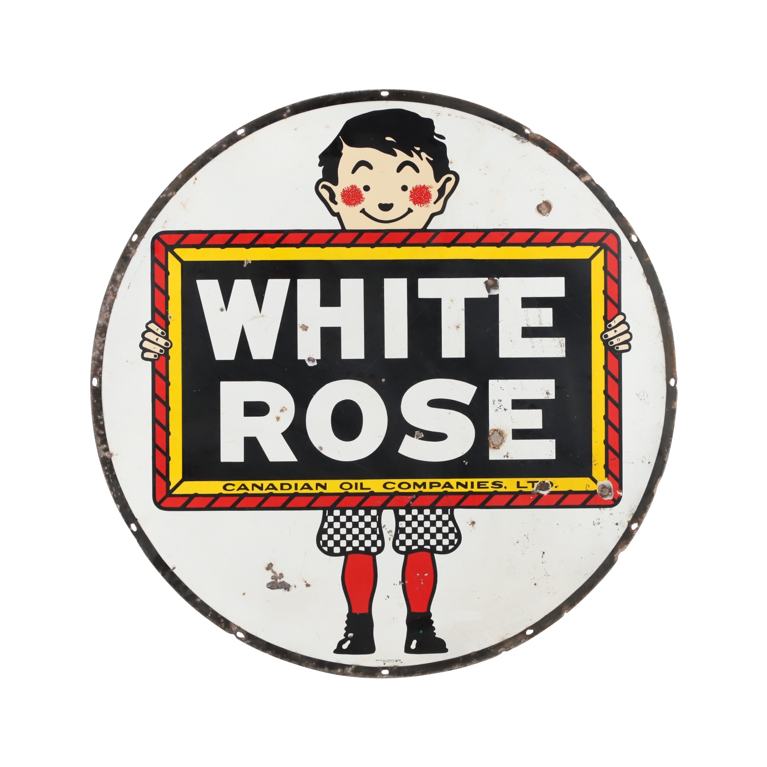 White Rose sign, which sold for CA$15,000 ($18,450 with buyer’s premium) at Miller & Miller.