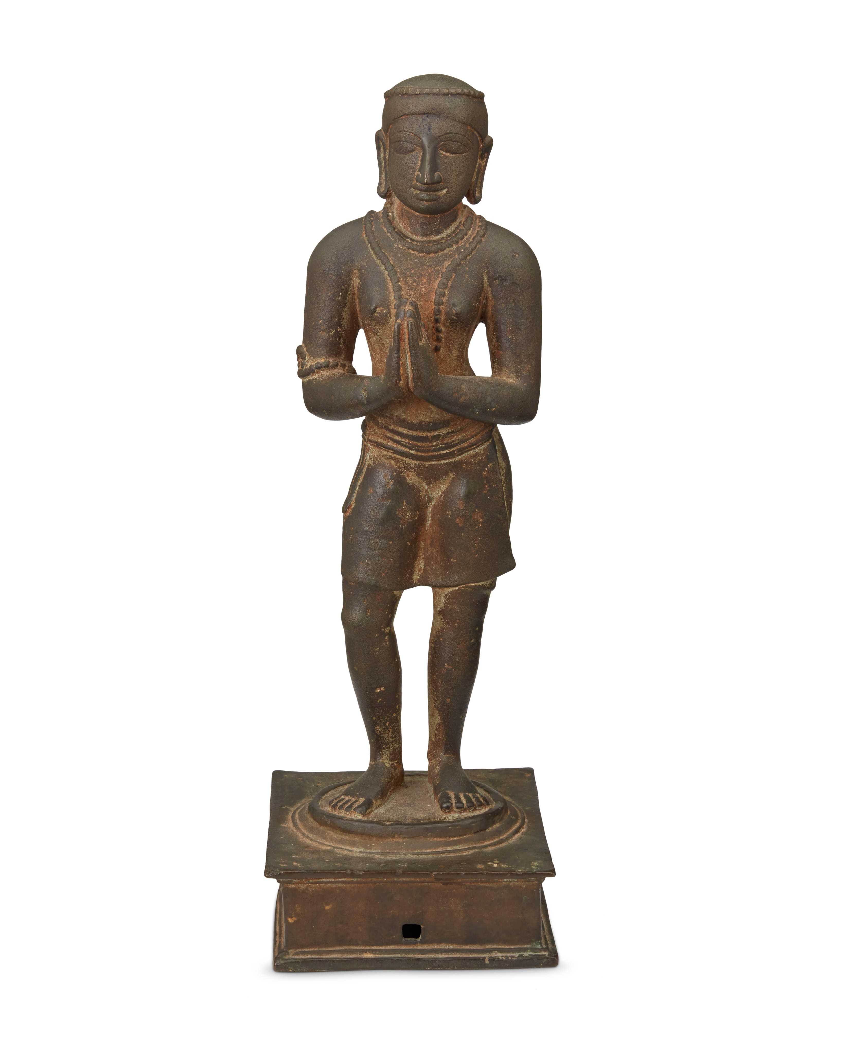 Bronze figure of Chandeshvara, estimated at $100,000-$200,000 at Moran.