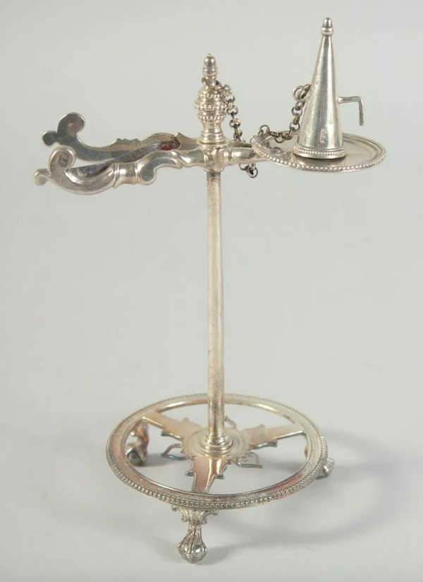 A George III silver wax jack by Hester Bateman realized £2,600 ($3,325) plus the buyer’s premium in April 2023. Image courtesy of John Nicholson Auctioneers and LiveAuctioneers.