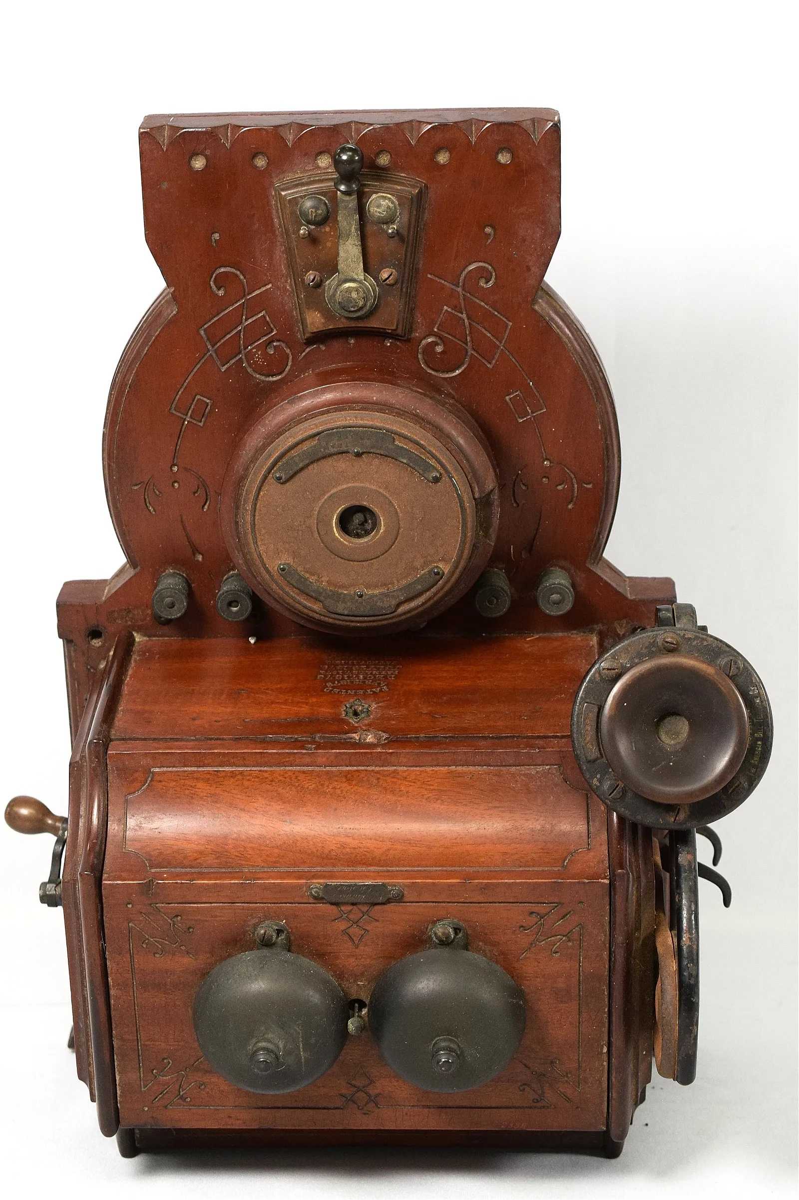 Charles Williams Telephone in Eastlake style, which sold for $35,000 ($44,450 with buyer’s premium) at White's Auctions.