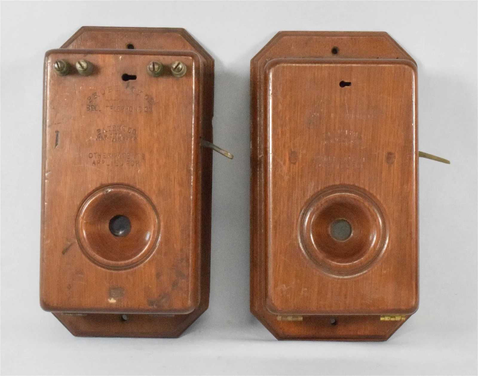 Bell Telephone Wooden Transmitters, which sold for $36,000 ($45,720 with buyer’s premium) at White's Auctions.