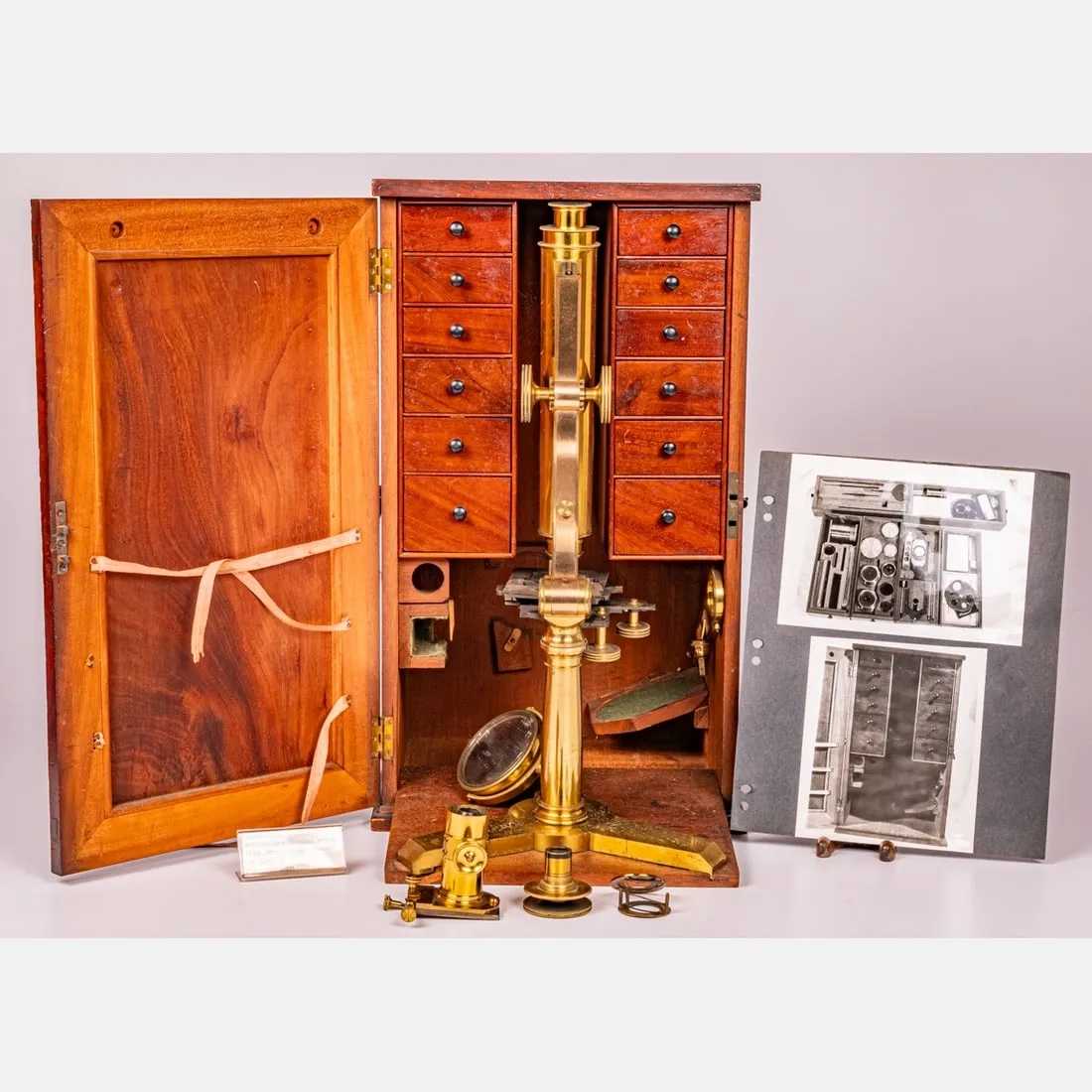 James Smith Compound Monocular 1st Class Microscope, estimated at $3,000-$5,000 at Gray's.