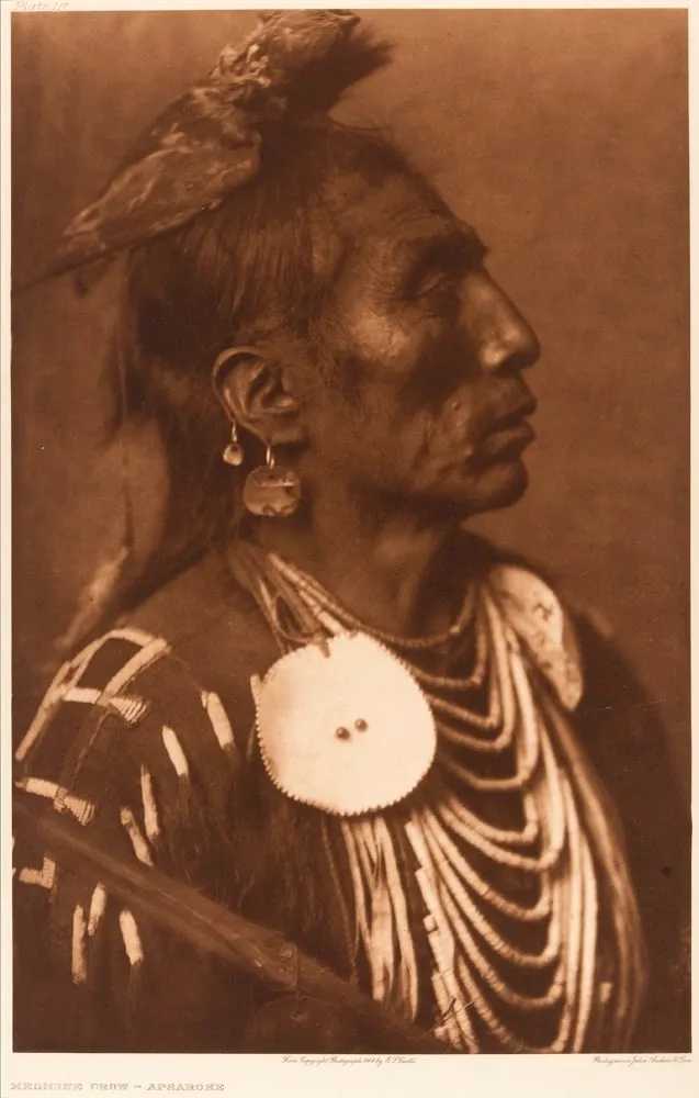 Edward S. Curtis, 'Medicine Crow - Apsaroke, 1908,' estimated at $4,000-$6,000 at Santa Fe Art Auction.
