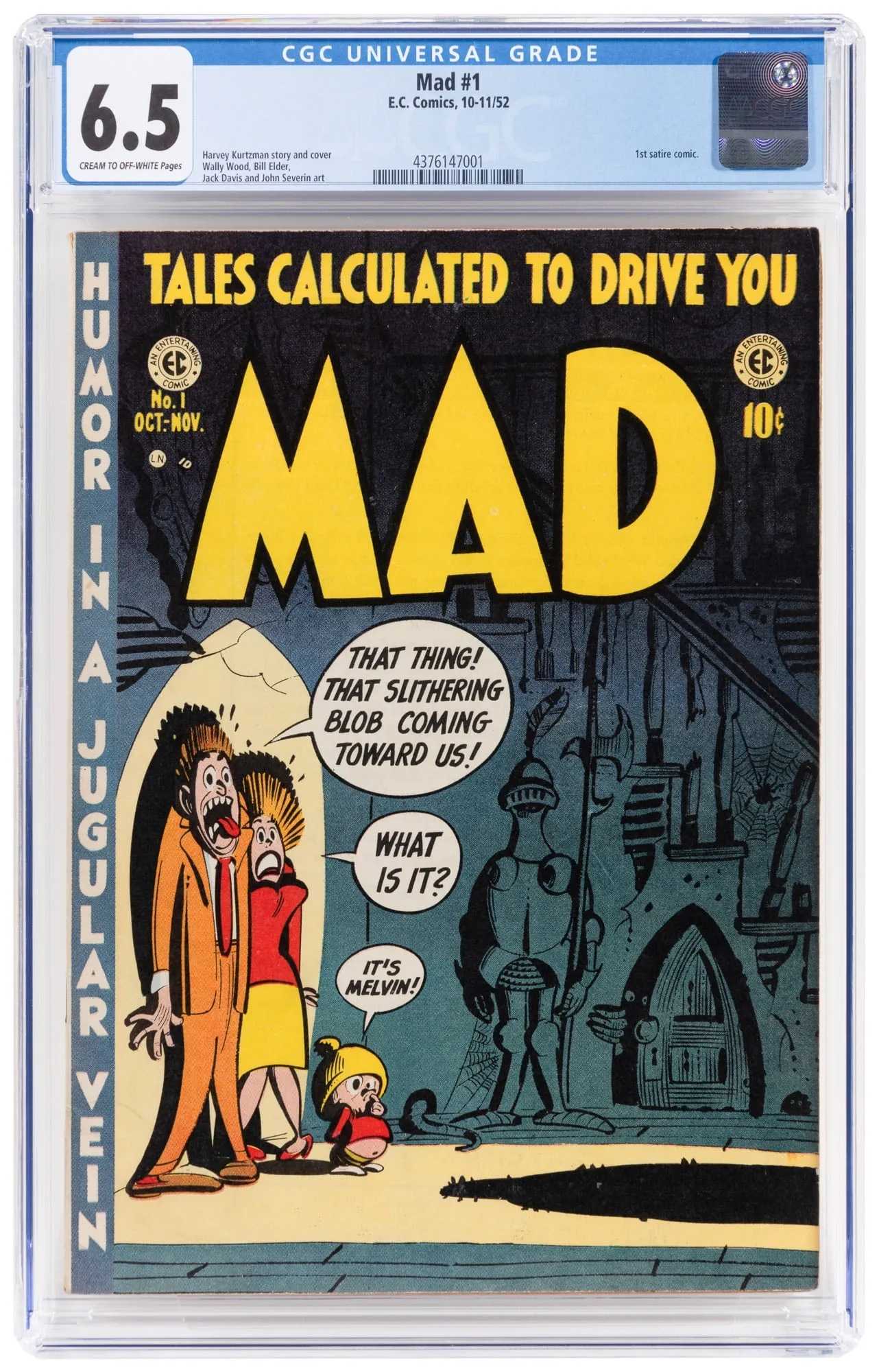 EC Comics, MAD MAGAZINE #1, estimated at $2,500-$3,500 at PBA.