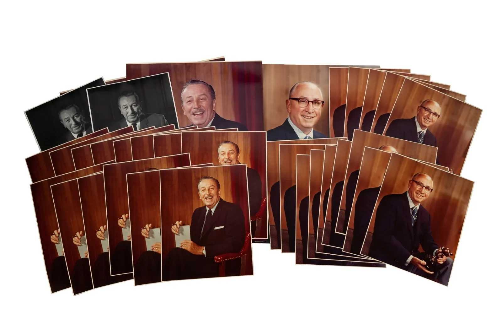 Walt Disney Company executive portraits by David Iwerks, estimated at $800-$1,200 at Abell.