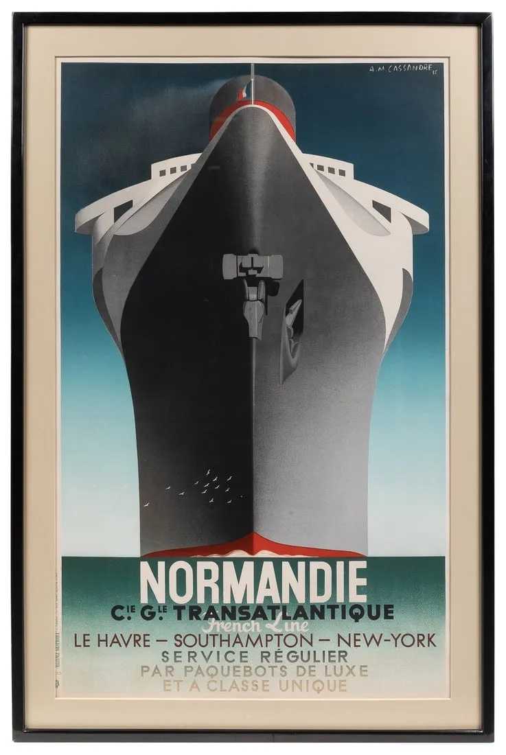 Cassandre’s famous SS Normandie poster steams into Potter &#038; Potter May 16