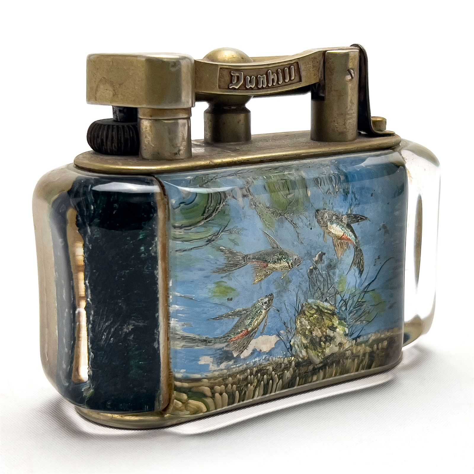 Alfred Dunhill 'Aquarium' Lighter, estimated at $2,000-$3,000 at Capsule Auctions.