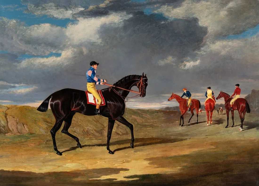 John Frederick Herring, Sr., 'Lottery Going to the Start at Doncaster,' estimated at $80,000-$120,000 at Freeman's Hindman.