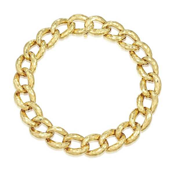 A Henry Dunay gold link chain necklace earned $12,000 plus the buyer’s premium in November 2020 at Fortuna. Image courtesy of Fortuna and LiveAuctioneers.