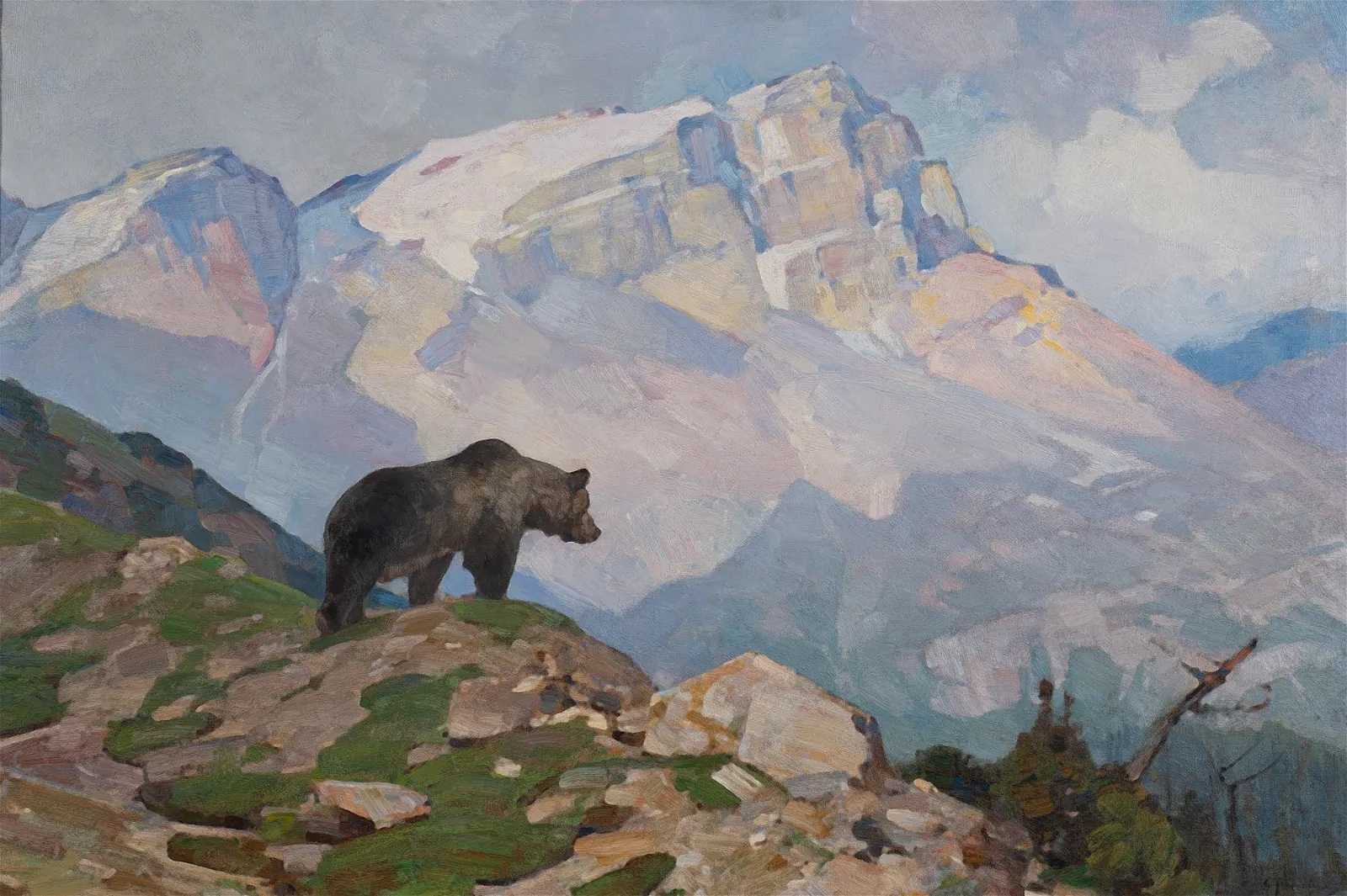 Carl Rungius, ‘The Old Man of the Mountains,’ estimated at $120,000-$180,000 at Doyle New York May 15.