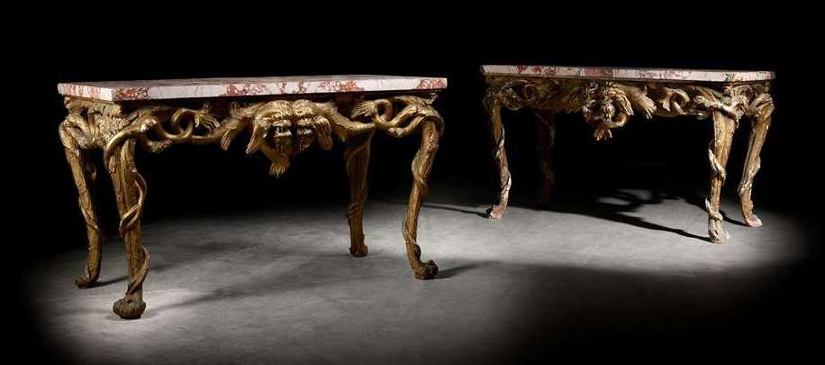 Pair of 18th-century side tables from Scottish country house exceed $289K at Lyon &#038; Turnbull