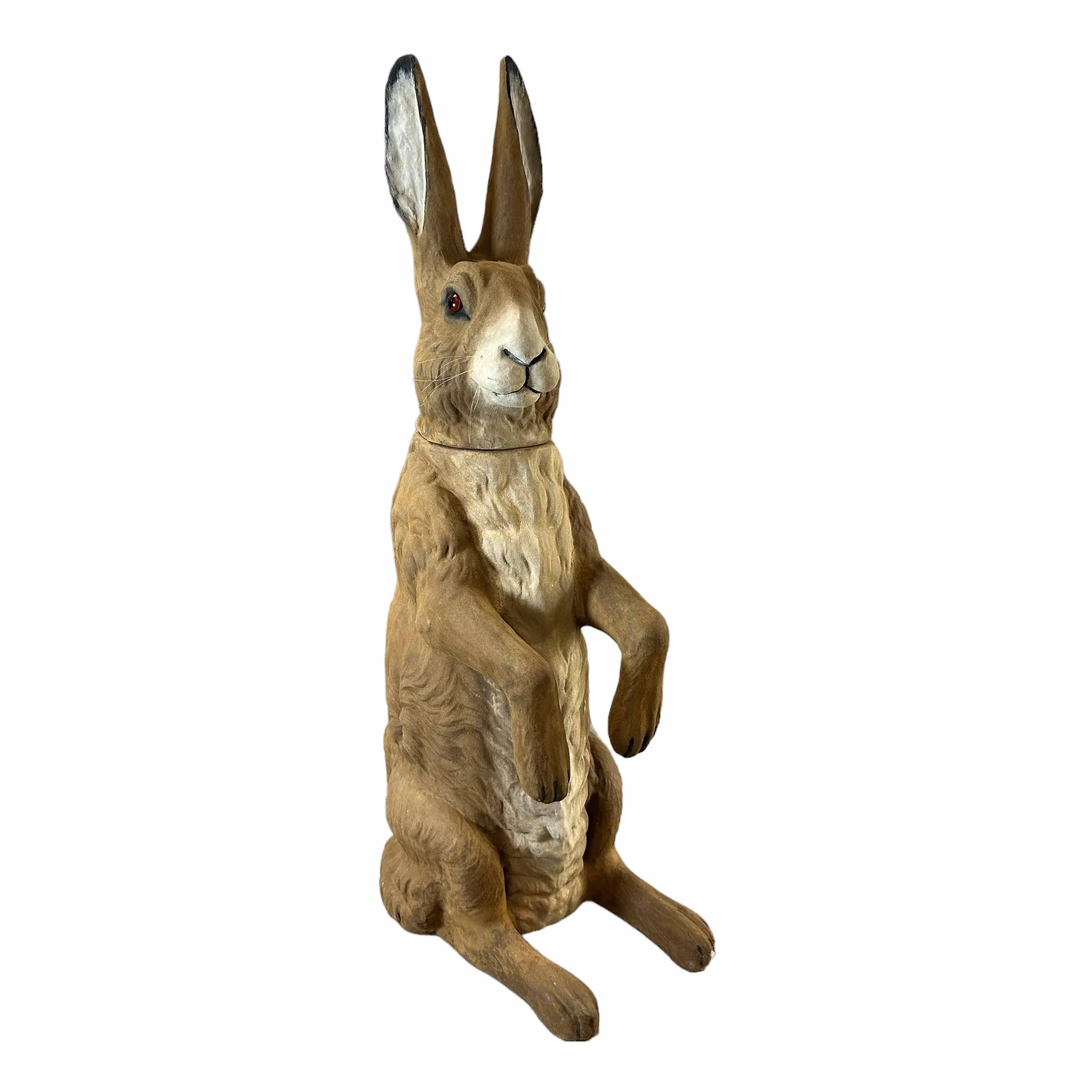 37in rabbit candy container, which sold for $28,000 ($33,600 with buyer’s premium) at Bertoia.