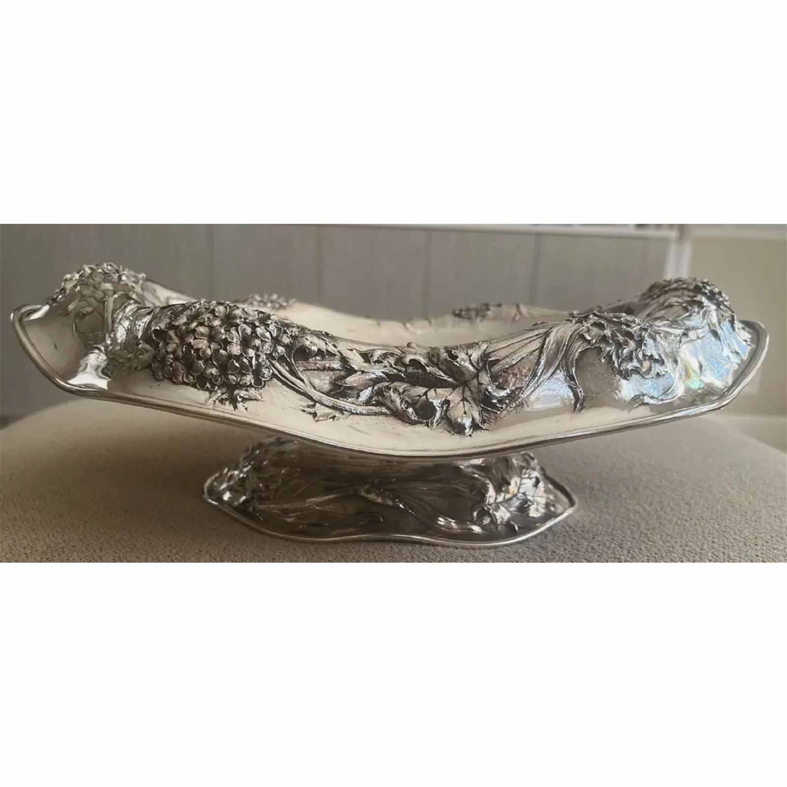 Dominick And Haff Sterling Silver Art Nouveau Centerpiece, estimated at $1,500-$2,000 at SJ Auctioneers.